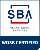 SBA Certified Women-Owned Small Business (WOSB) mark