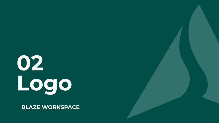 BLAZE Workspace brand guideline: primary logo