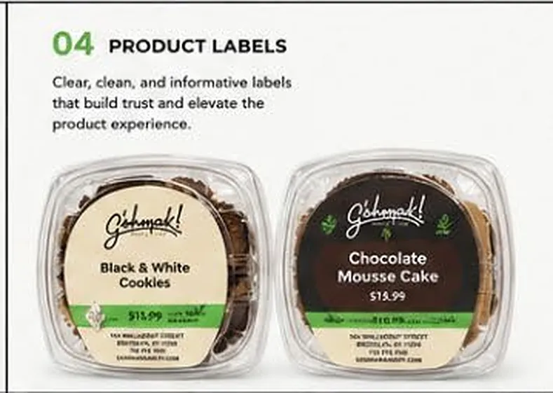 G’shmak: product labels