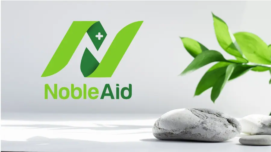 NobleAid logo and brand identity