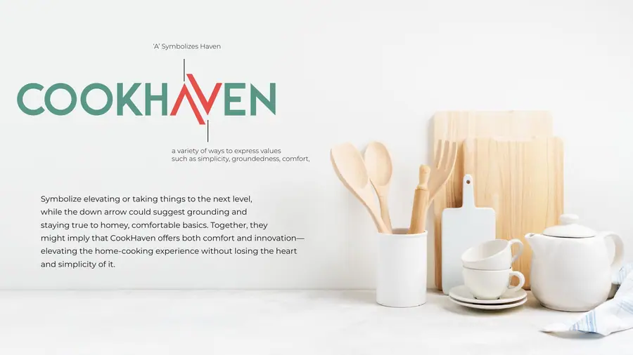 Cookhaven logo and brand identity